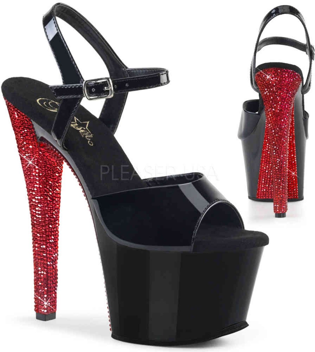 EU 35 = US 5 | SKY-309CHRS | 7 Heel, 2 3/4 PF Ankle Strap Sandal